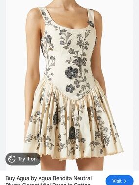 madewell x agua bendita joaquina mini dress Madewell